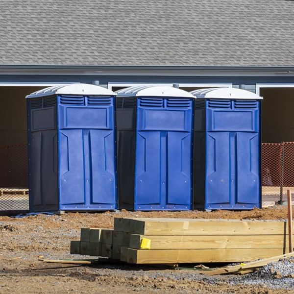 are there different sizes of portable toilets available for rent in Loveville